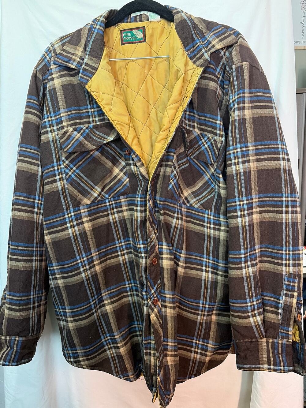 Vintage Pine Grove XL Flannel Coat